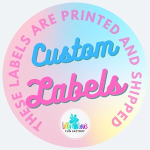 Personalized Labels,Personalized stickers,Party Favor Labels,Party Favor Stickers,Custom Stickers,Custom Labels, Printed & Shipped
