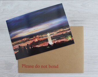 The Best View on Earth  - A5 Glossy Art Print Card