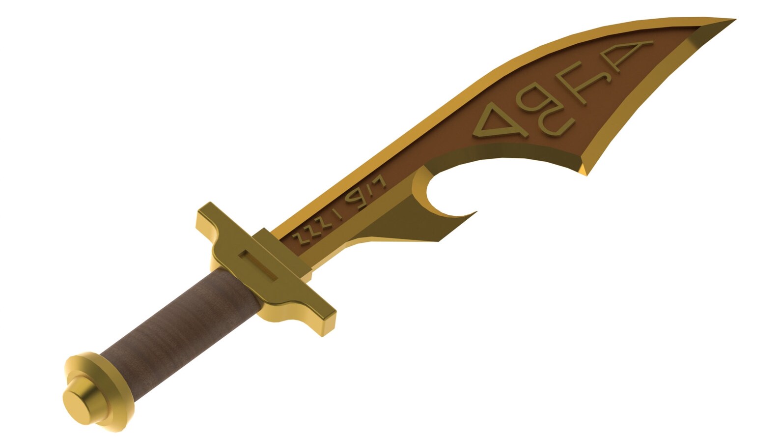 Mandau Dagger Final Fantasy 11 FFXI Relic 3D Printed Cosplay Etsy UK