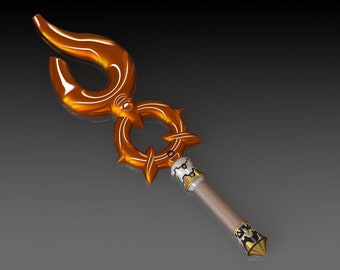 Idris Wand Club 3D Model Final Fantasy XI STL 3MF