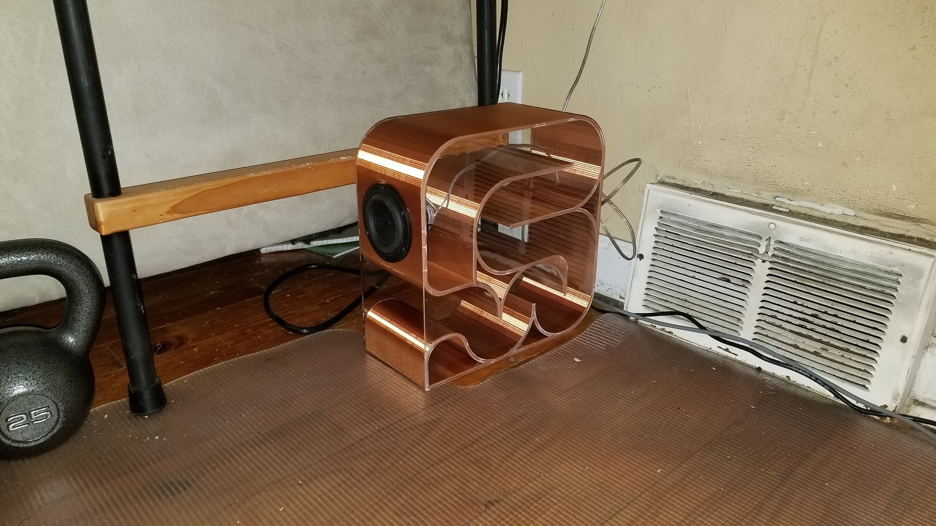 PC Speaker 4 Subwoofer Transmission Line Box Etsy