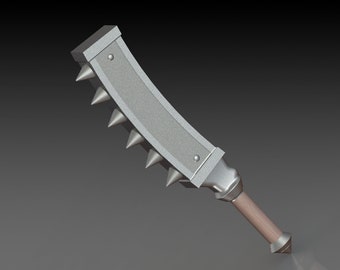 Kraken Club 3D Model Final Fantasy XI STL 3MF