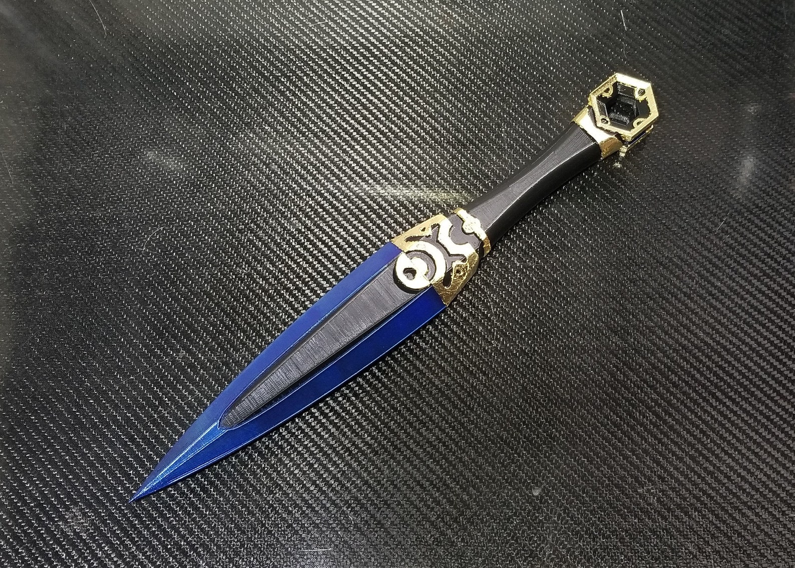 Kikoko Custom Painted Katana Kunai From Final Fantasy 11 FFXI Relic 3D