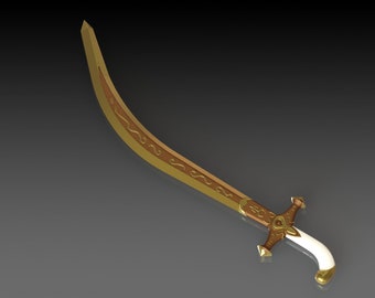 Tizona Sword 3D Model Final Fantasy XI STL 3MF