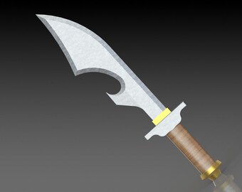 Thief Knife Dagger Thief 3D Model Final Fantasy XI STL 3MF