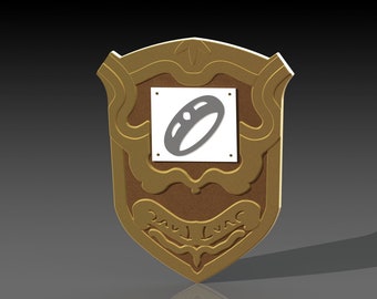 Eschutcheon Crafting Shield 3D Model Final Fantasy XI STL 3MF