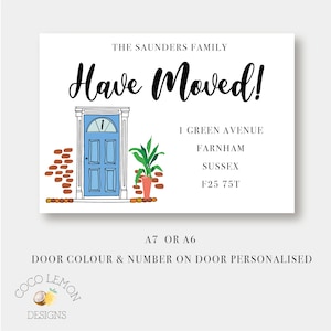 We've Moved Card - Verhuiskaarten - Bewegende Notities - Verhuizen Naar Huis - Enveloppen Inbegrepen