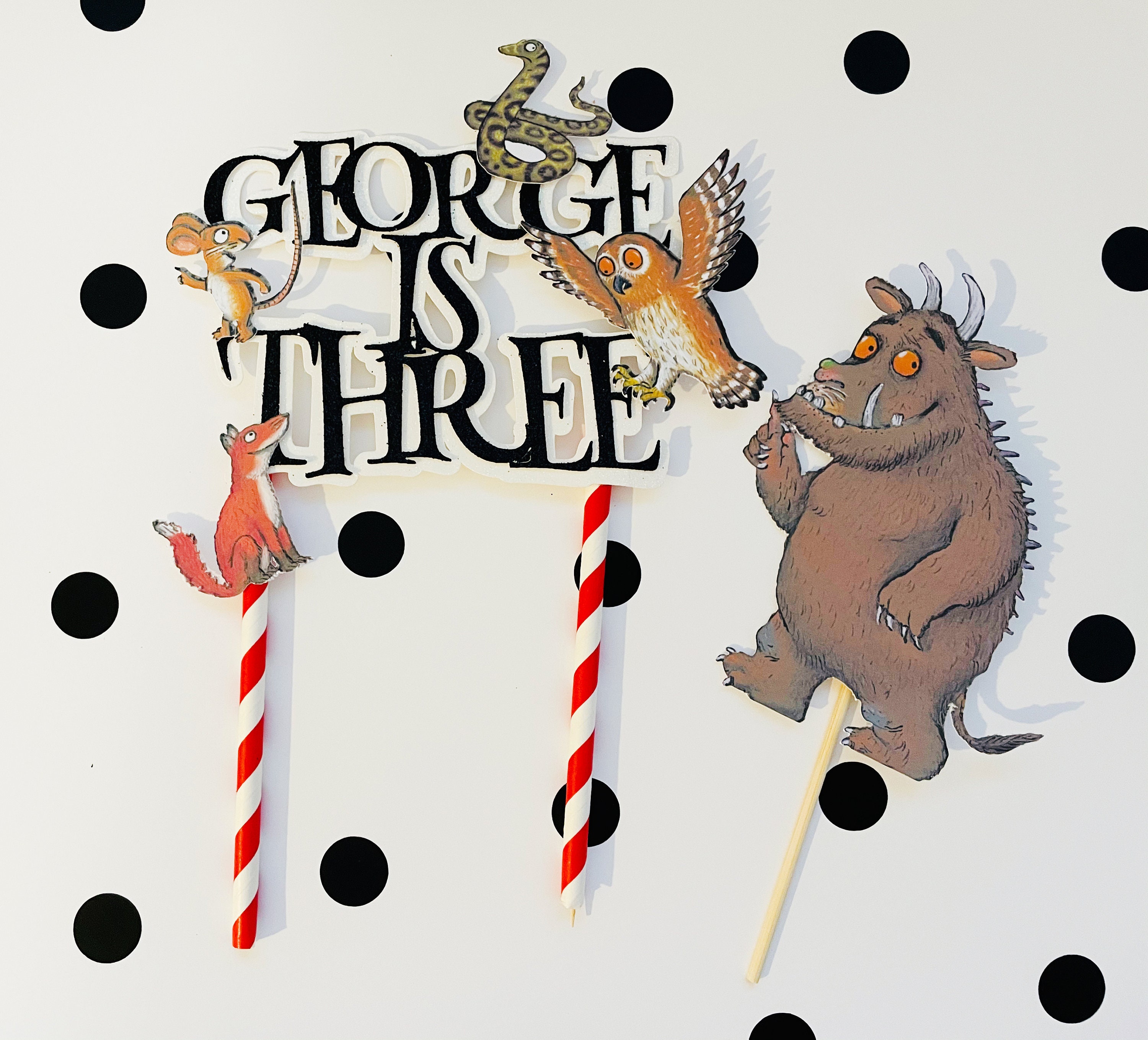 Gruffalo Cake Topper Bespoke Character Cake Topper Etsy