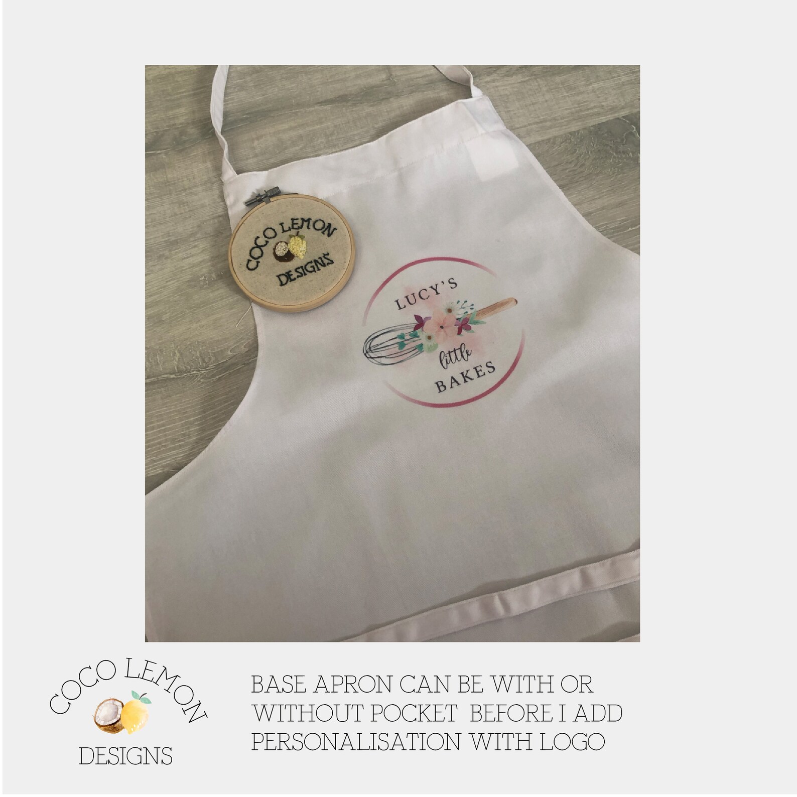 Personalised Logo Apron Bakers Apron Craft Apron Logo Etsy