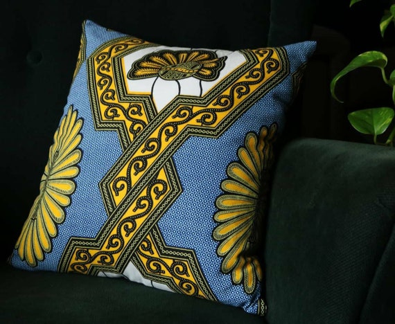 Oba cushion cover, Ankara print