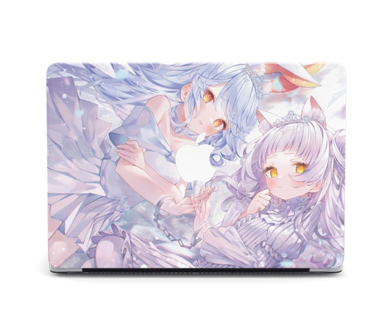 Mignon Anime Filles Chat Et Lapin Cosplay Robe Blanche Macbook Etsy Canada