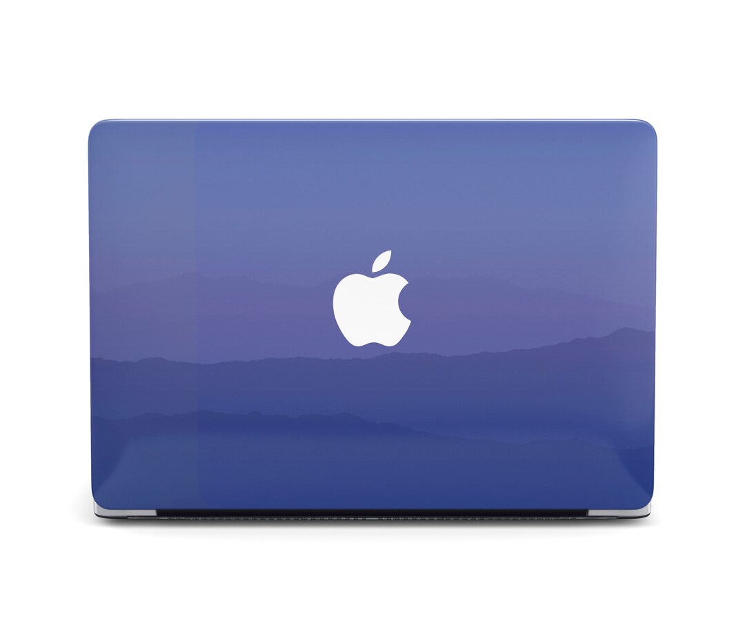 Purple Abstract Macbook Pro 16 15 13 Case Simple Print Design Etsy