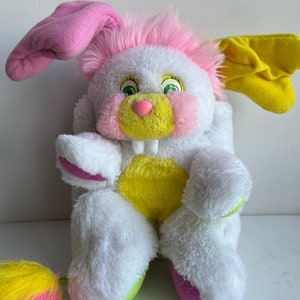 Rabbit Popples Mattel vintage eighties France