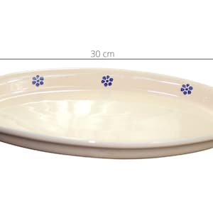 Large Oval serving platter, ceramic sperlonga for serving