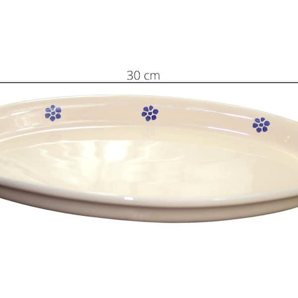 Large Oval serving platter, ceramic sperlonga for serving