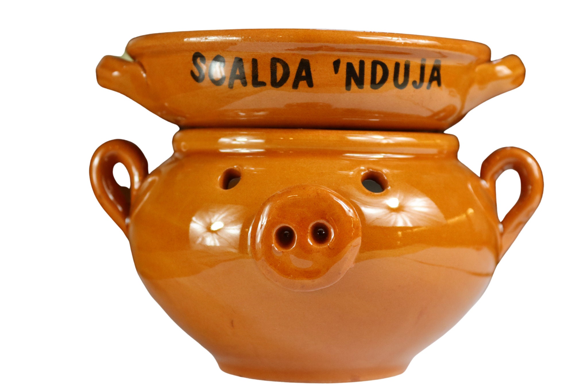 Nduja Warmer Terracotta Pig-shaped 