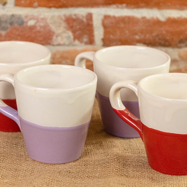 Set di tazze mug in ceramica artigianali