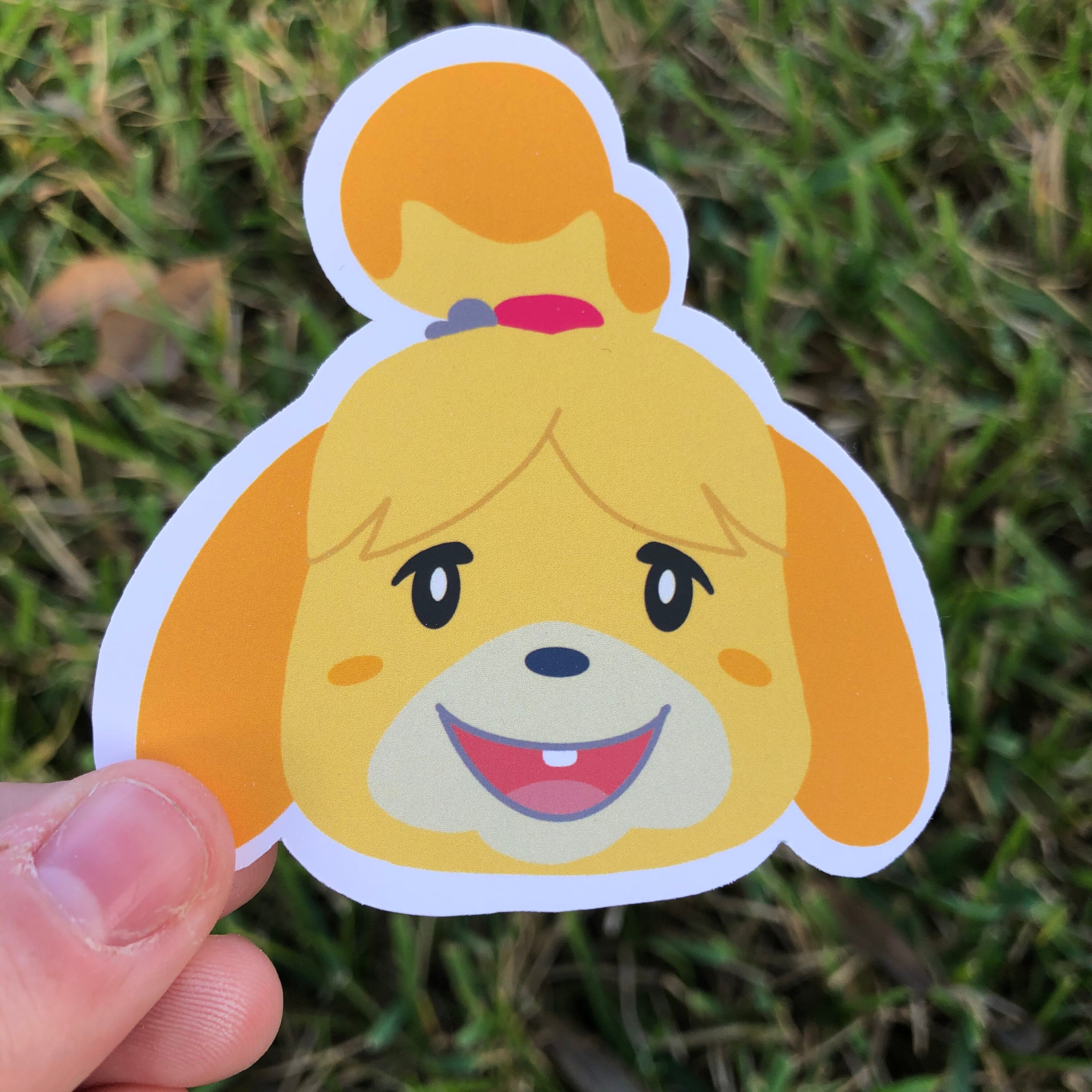 Animal Crossing Isabelle Sticker Etsy