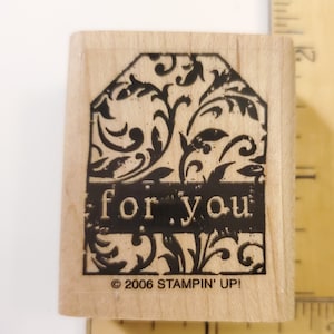 Stampin Up For You from Too Terrifc Tags | Rubber Stamp|Wooden Stamp| NEW & RETIRED
