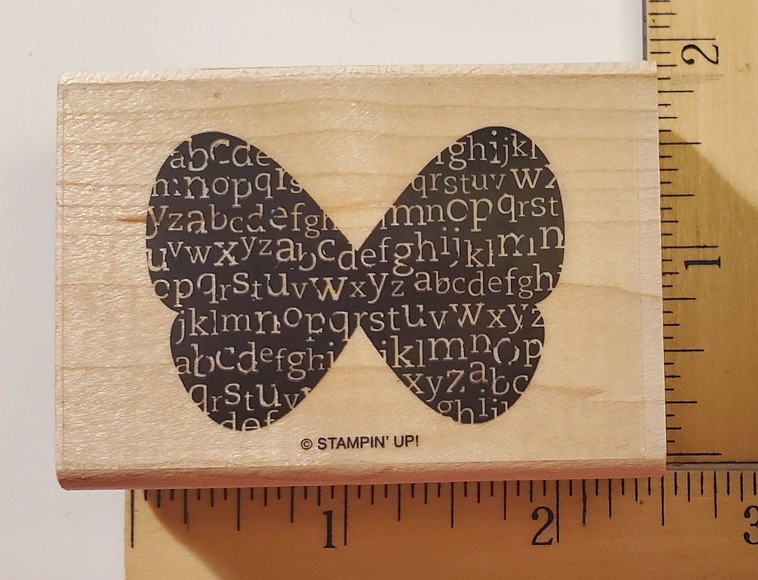Stampin up Butterfly Stamp| Rubber Stamp|wooden Stamp| RETIRED & USED ...