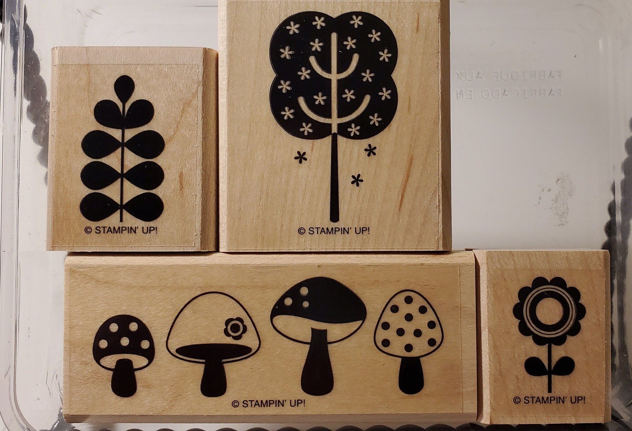 Stampin up Rubber Wooden Stamp Sets Rubber Stampswooden Stamps RETIRED ...