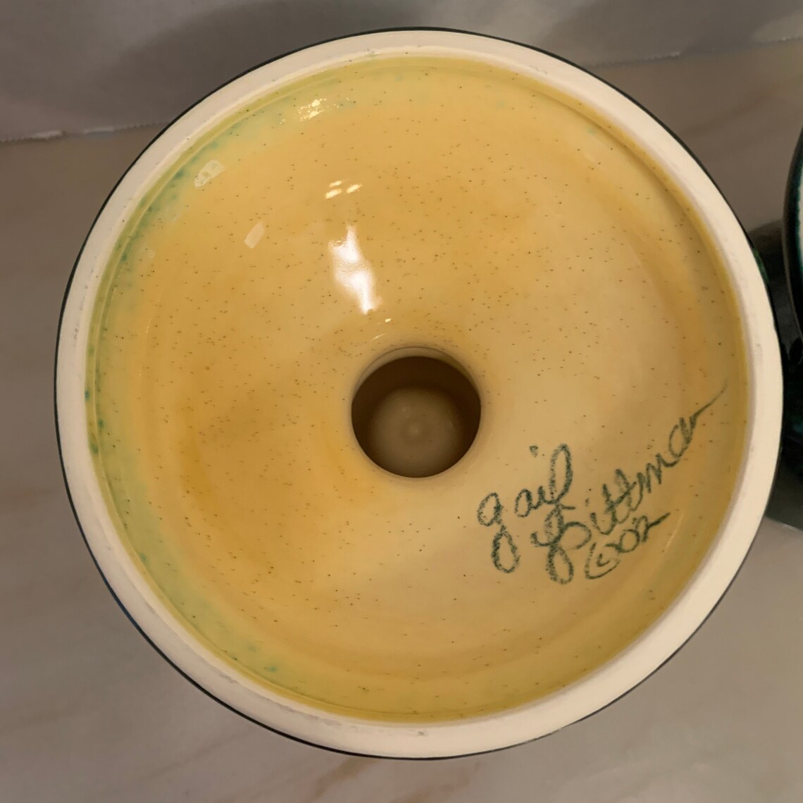 Set of Two Gail Pittman Designed Pottery Candleholders Etsy