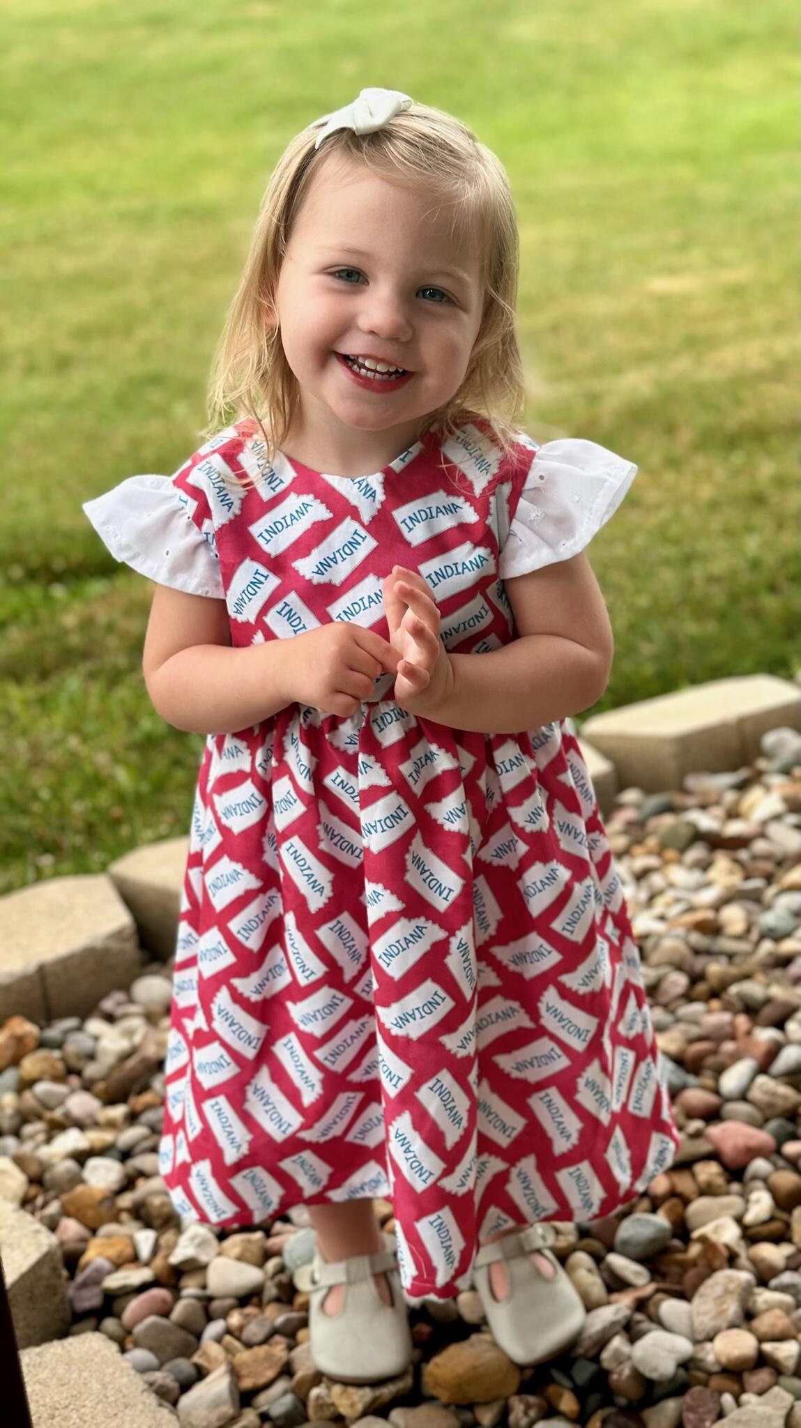 Ada flutter sleeve dress sales