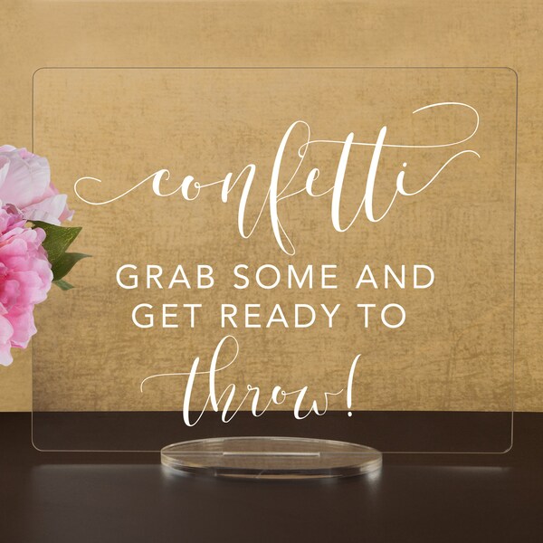 Wedding Send Off Confetti Sign Etsy Wedding Send Off Confetti Sign Etsy