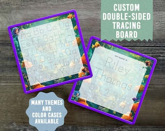Mermaid Name Tracing Board: Double-Sided Learning, Dry Erase