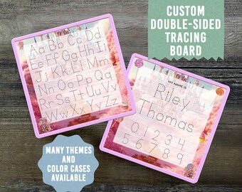 Candy Theme Name Tracing Board: Double-Sided Learning