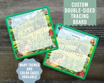 Personalized Farm Theme Tracing Board: Kids Name & Letter Practice
