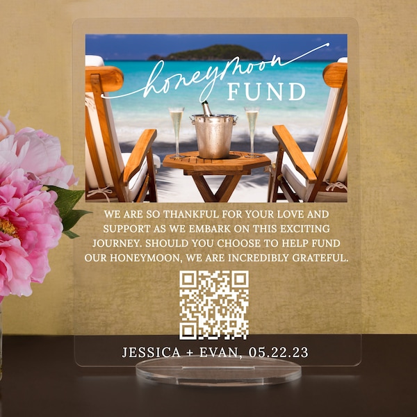 Honeymoon Fund Sign - Etsy