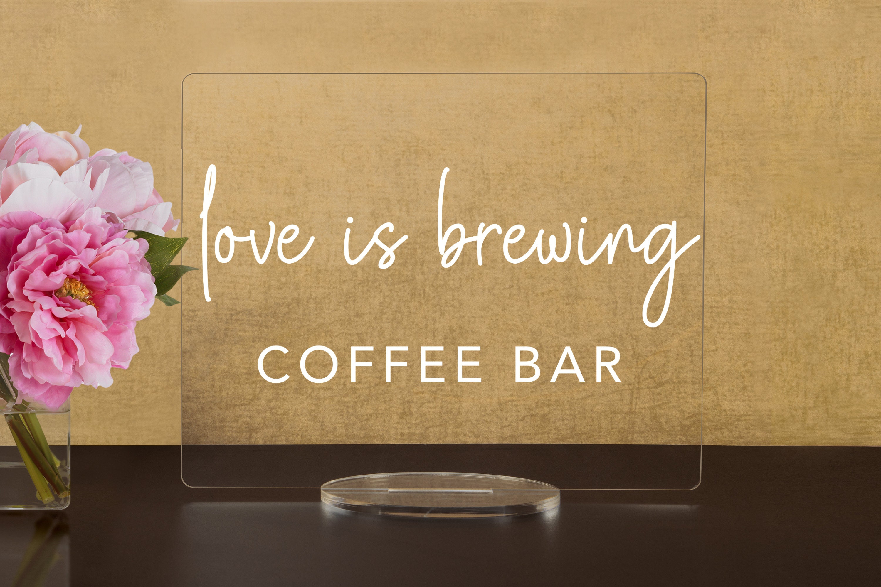 Coffee Bar Sign, Open Bar Wedding Bar Menu Sign and Cocktail Bar Sign for wedding and special events.