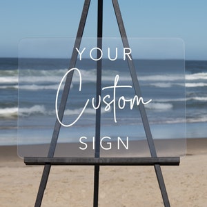 Custom Large Wedding Sign, Create your own Welcome Wedding Sign! Acrylic Wedding Sign