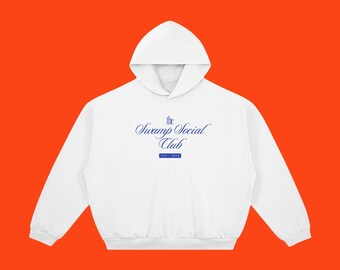 De Swamp Social Club Hoodie | Vintage oversized sweatshirt in college-stijl