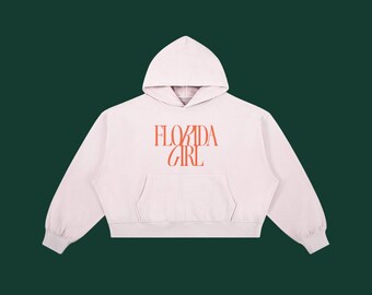 Florida Girl Hoodie | Vintage Miami Hoodie | Oversized College Sweatshirt | Zachtroze Hoodie | Florida Cadeau voor Vrouwen | Strand- & Campusstijl