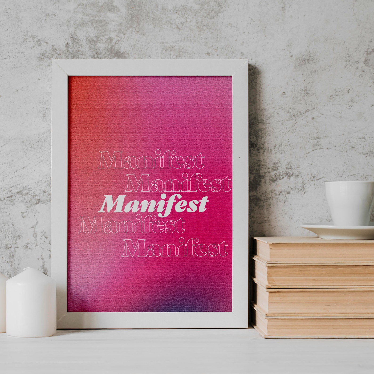 Wall Art Print, Digital Download Print, Retro Wall Decor, Home Office
