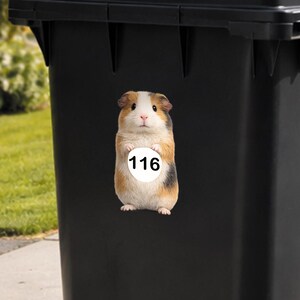 personalised wheelie bin sticker guinea pig bin sticker house number bin decal custom bin sticker wheelie bin number sticker personalised bin decal animal bin sticker cute wheelie bin sticker outdoor waterproof bin sticker personalised outdoor sticker house number sticker outdoor guinea pig lover gift custom wheelie bin label funny bin sticker personalised bin identification sticker