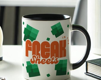 Freak in the Sheets - Funny Mug for Spreadsheet Lover: Gift for Coworker, Office Humor Gift, Accountant Gift, Excel Mug, Secret Santa Gift