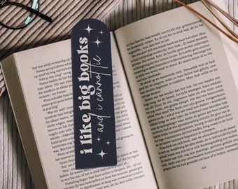 I Like Big Books and I Cannot Lie - Acrylic Bookmark - Funny Bookmark, Book Lover Gift, Cheeky Book Accessory, Small Gift, Reading Present