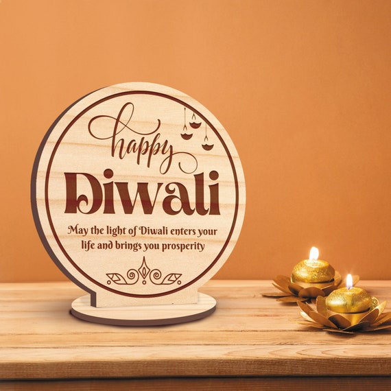 Happy Diwali Sign - Diwali Home Decor, Decoration for Diwali