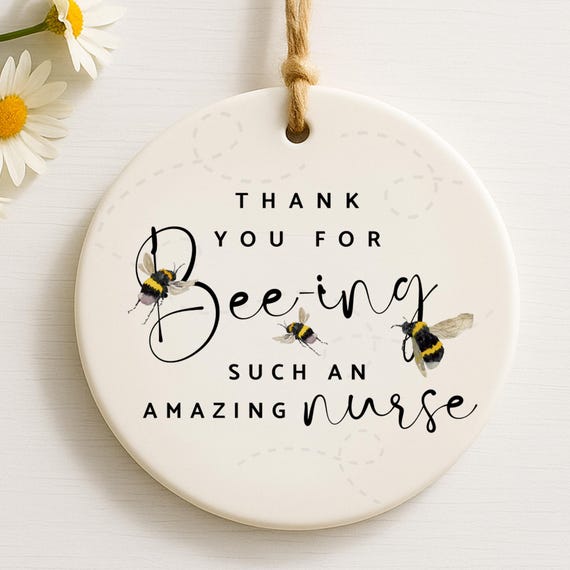 Nurse Thank You Ornament – Beeing an Amazing Nurse Keepsake Gift – NHS Appreciation Gift