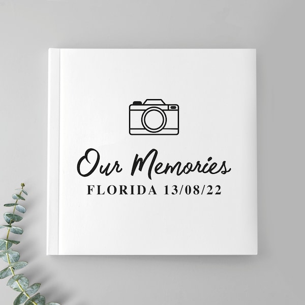 Personalised Photo Album Sticker - Our Memories Book Decal - DIY Photo Album With Custom Text, Picture Book, Trip Photo Album, Keepsake