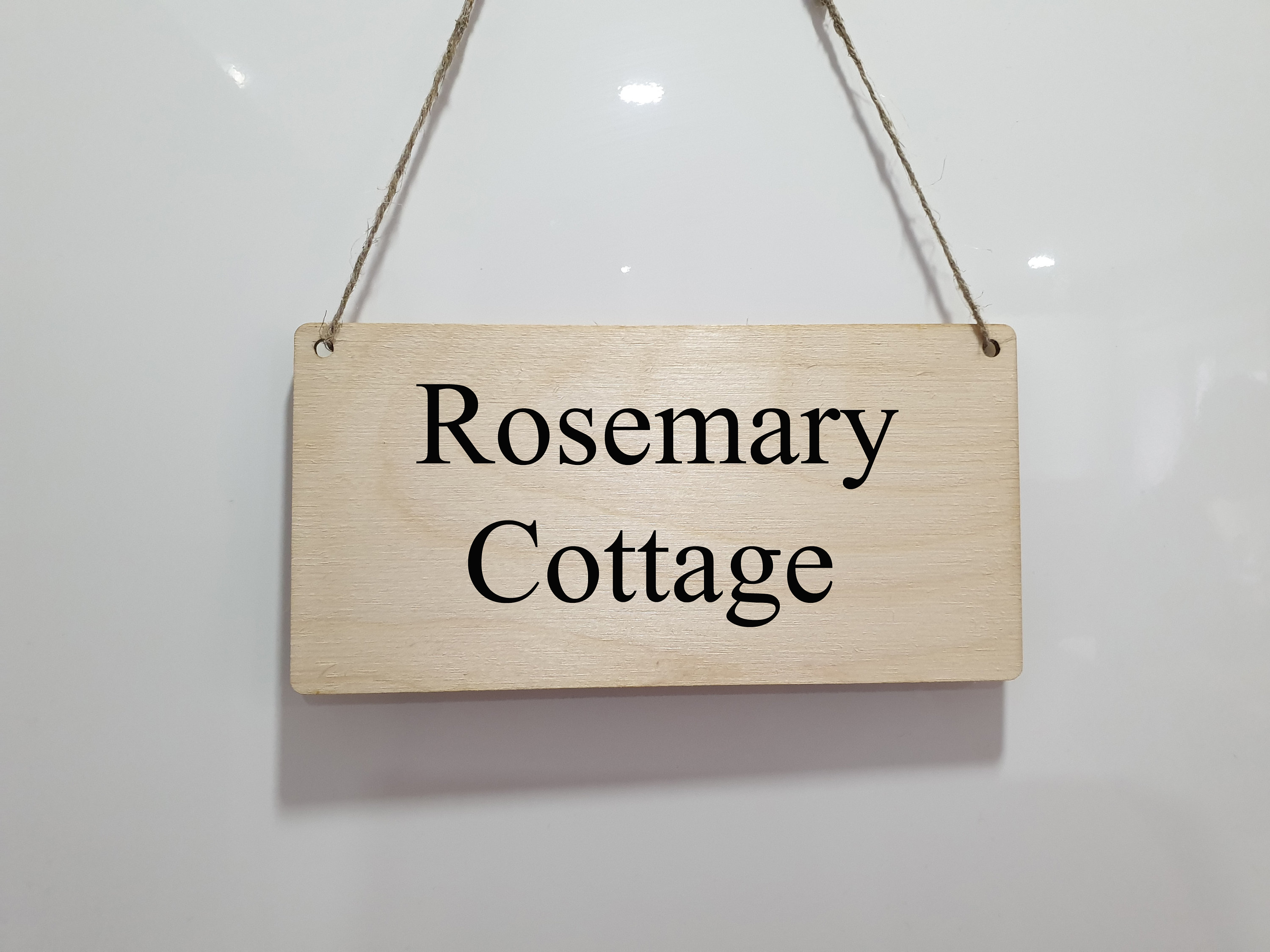 Personalised House or Cottage Name Sign / Wall Hanging / Etsy UK