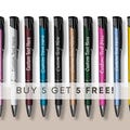Personalised Engraved Metal Pen - High Quality - Custom Message - Promotional Gift - BUY 5 GET 5 FREE