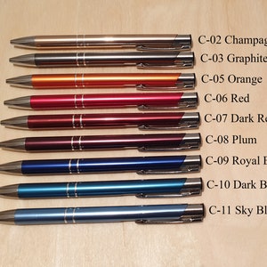 Personalised Engraved Metal Pen High Quality Custom Message Promotional Gift BUY 5 GET 5 FREE image 4
