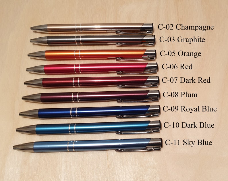 Personalised Engraved Metal Pen High Quality Custom Message Promotional Gift BUY 5 GET 5 FREE image 4