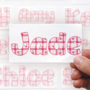 coquette aesthetic sticker preppy aesthetic decal girly name sticker floral gingham sticker personalised bottle decal custom phone sticker aesthetic vinyl decal personalised laptop sticker cute custom name decal preppy water bottle sticker glossy vinyl name sticker waterproof aesthetic sticker coquette personalised gift custom aesthetic name sticker feminine vinyl decal personalised girly sticker trendy aesthetic sticker pinterest style sticker