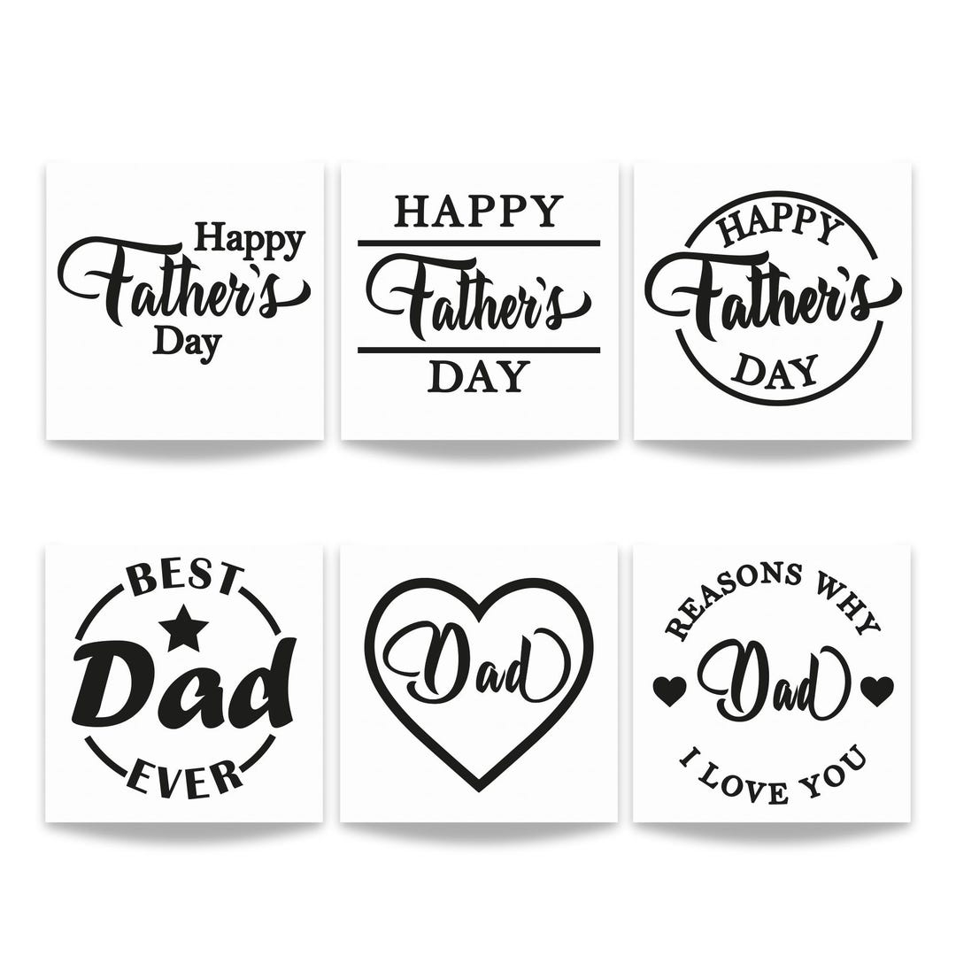 Gift for Dad Vinyl Sticker: DIY Personalised Gift, Decals for Dad - 5 ...