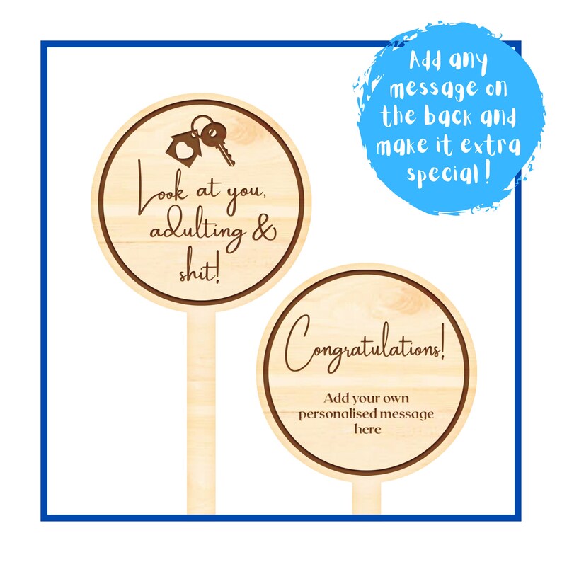 Look At You Adulting - Funny Thoughtful Personalised Plant Gift For Special Milestones & Events - 6 Occasions Available 画像 4